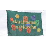 Bandera Marcha Mundial Marihuana 